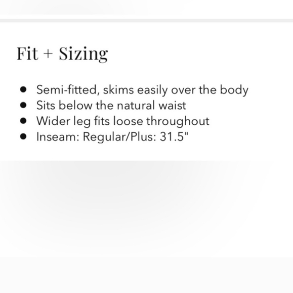 ATHLETA NWT Black Wide-Leg VENICE Easy & Comfy Women's Pants LG - Picture 7 of 7